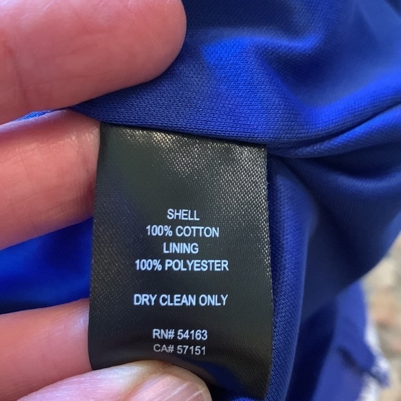 JESSICA Howard size 16 royal blue and white dress - Picture 4 of 4